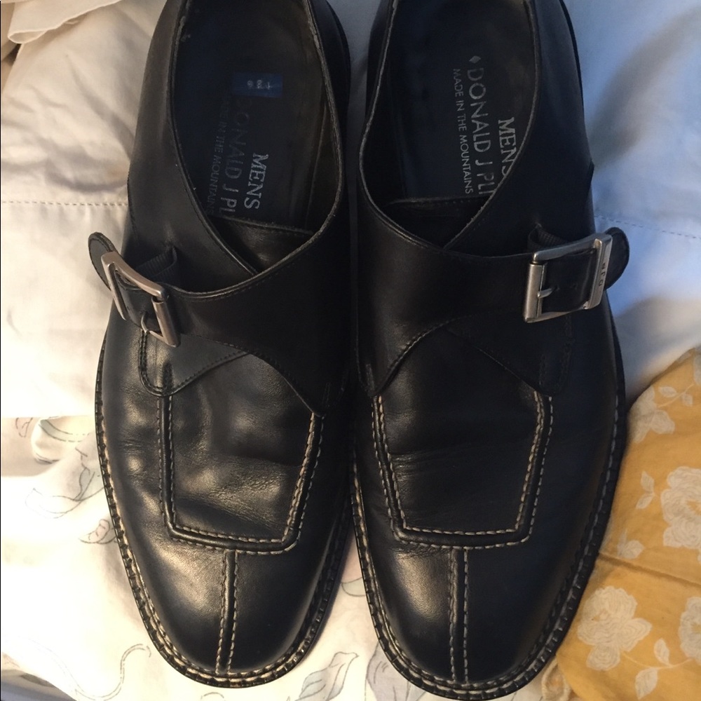Leather dress shoes